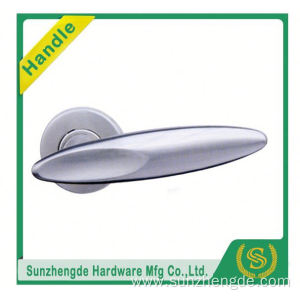 SZD STLH-007 2016 Popular Design Curved Lever On Rose Stainless Steel Door Hardwares Handle